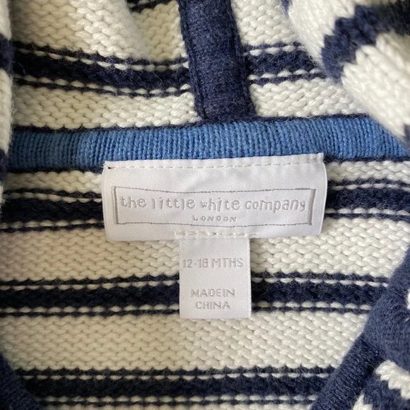 The Little White Company zip up cardigan - Picture 3 of 3